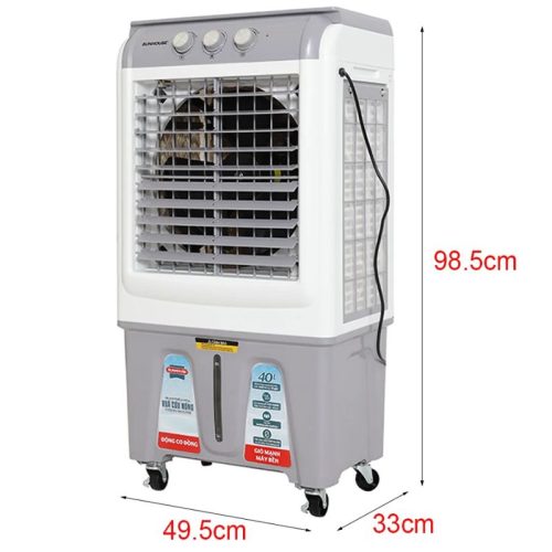 Kích thước máy làm mát không khí Sunhouse SHD7744