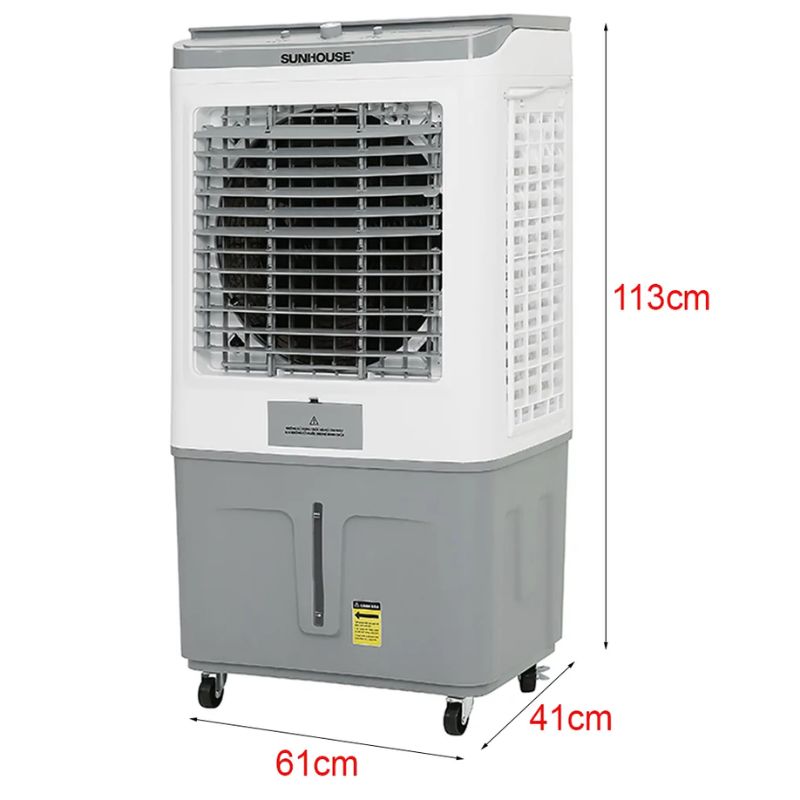 Máy làm mát không khí Sunhouse SHD7757 6 Kích thước máy làm mát không khí Sunhouse SHD7757