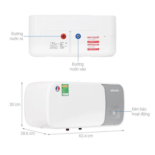 Máy nước nóng Atlantic SWH 20H M-14 ESA SLIM 823044 9 Kích thước máy nước nóng Atlantic SWH 20H M-14 ESA SLIM 823044