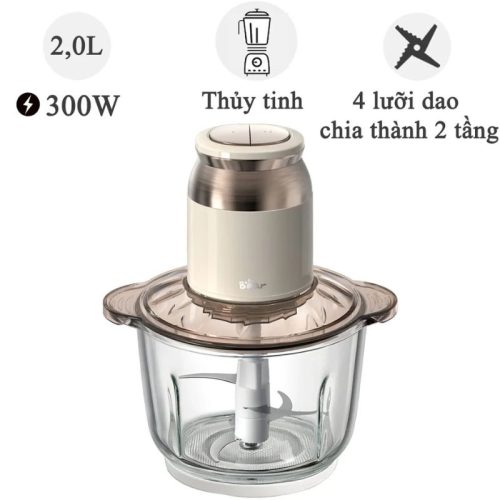 Máy xay thịt Bear QSJ-D03D7 2.0 Lít