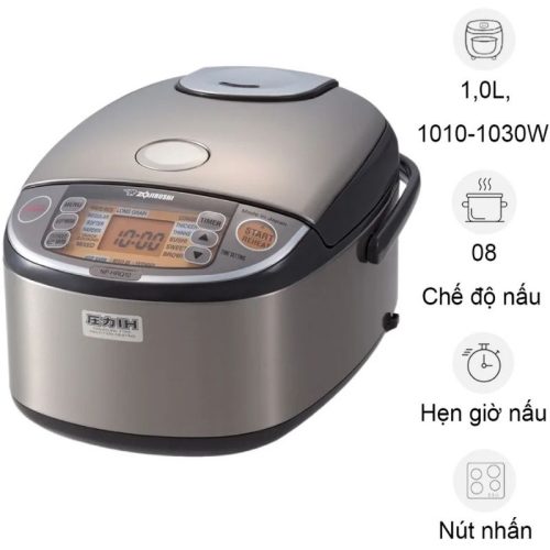 Nồi cơm áp suất điện tử cao tần Zojirushi NP-HRQ10-XT - 1.0L