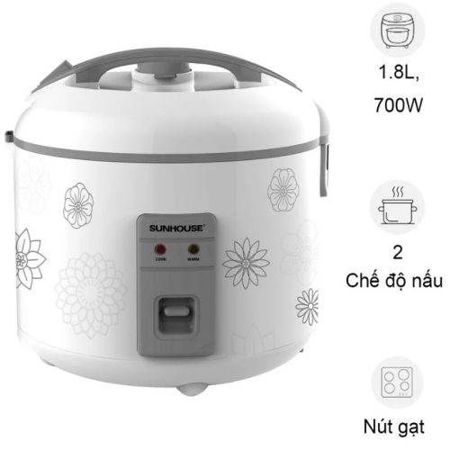 Nồi cơm điện 1.8L Sunhouse SHD8603