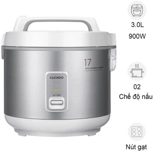 Nồi cơm điện Cuckoo 3 Lít CR-1720 Bạc
