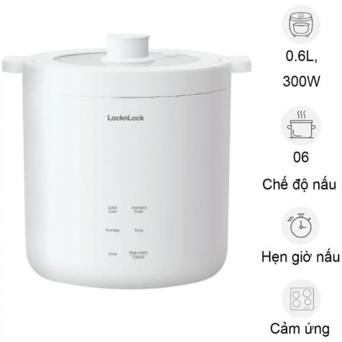 Nồi cơm điện Mini Lock&lock EJR314IVY 0.6 Lít