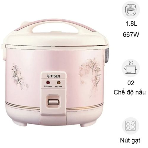 Nồi cơm điện Tiger JNP-1800 Hồng
