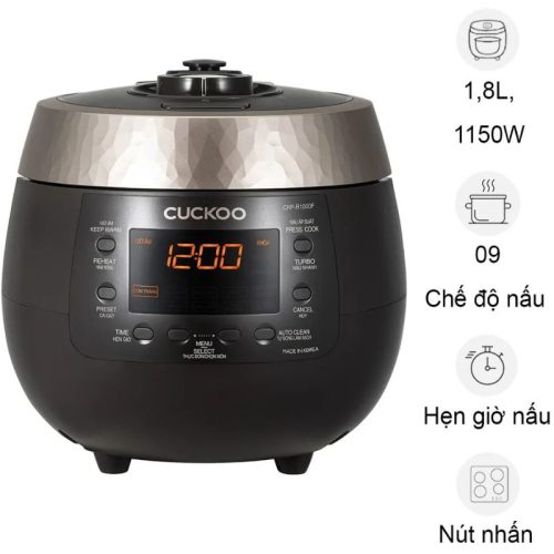 Nồi cơm điện tử áp suất Cuckoo CRP-R1000F 1.8 Lít