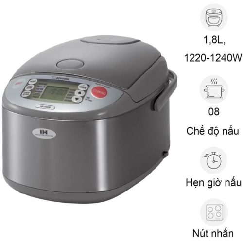 Nồi cơm điện tử cao tần Zojirushi NP-HBQ18-XA - 1.8 Lít