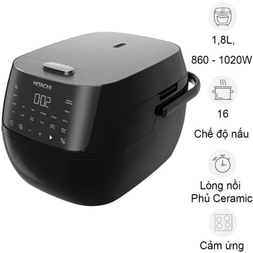 Nồi cơm điện tử Hitachi RZ-S18VN-BK 1.8 Lít