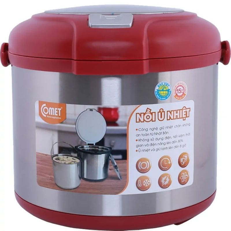 Nồi ủ nhiệt Comet CM7662 7 lít 3 Nồi ủ nhiệt Comet CM7662 7 lít