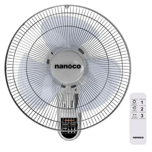 Quạt treo Remote Nanoco NWF1612RC - Màu xám