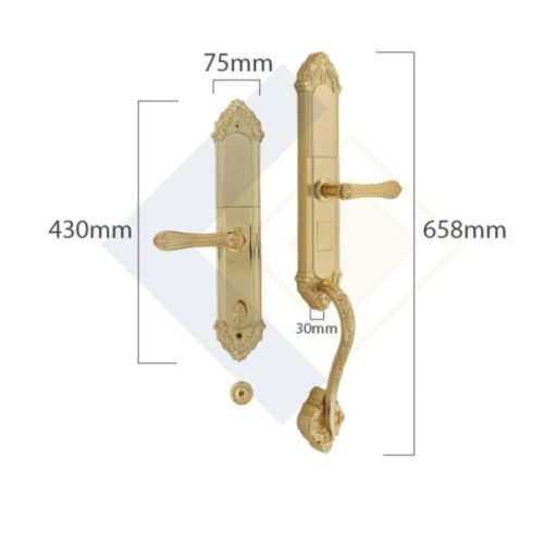 Kích thước khóa thông minh Faster FS019-24K