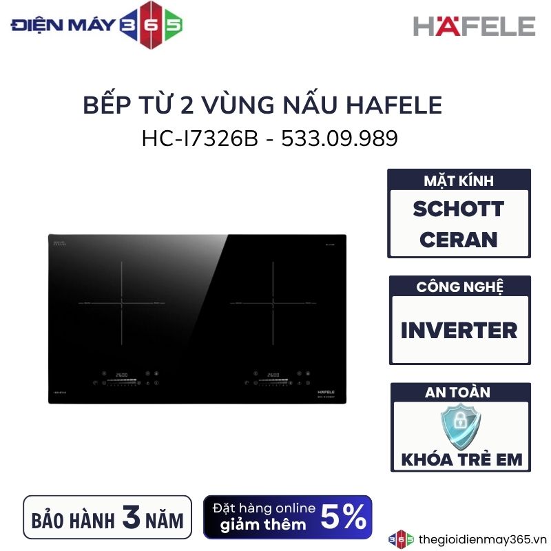 Bếp từ Hafele HC-I7326B 533.09.989 3 Bếp từ Hafele HC-I7326B 533.09.989