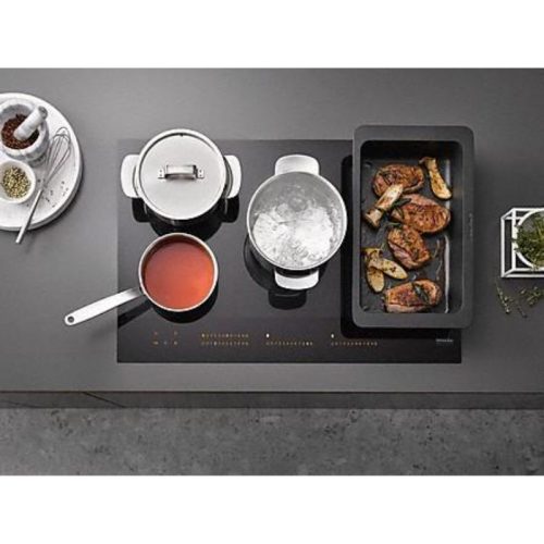 Ảnh bếp từ đa điểm Miele 6 vùng nấu KM 7575 FL lắp âm