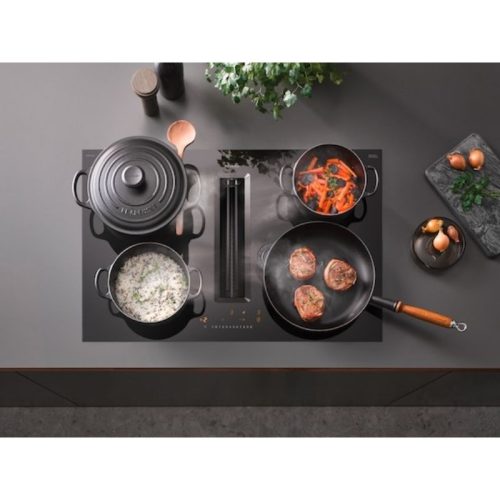 Ảnh bếp từ kết hợp hút mùi Miele 4 vùng nấu KMDA 7272 FL-A lắp âm