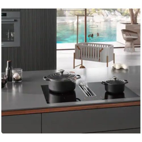 Ảnh bếp từ kết hợp hút mùi Miele 4 vùng nấu KMDA 7272 FL-A lắp âm