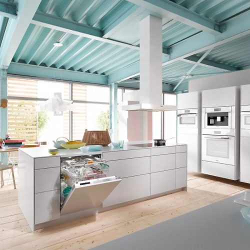 Ảnh máy hút mùi treo tường Miele DA 6698 W Puristic Edition 6000 BRWS