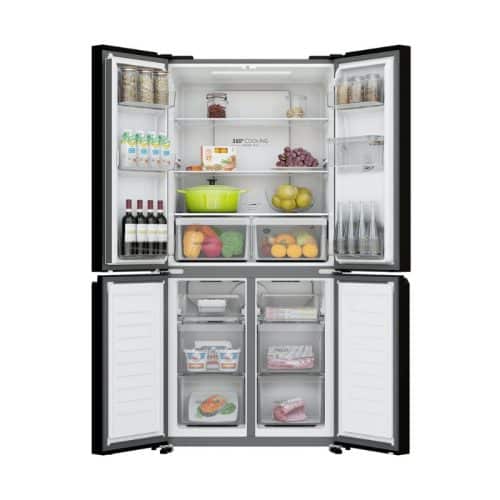 Ảnh tủ lạnh 4 cánh Multi Door Inverter 469 lít Aqua AQR-M536XA(WGB)