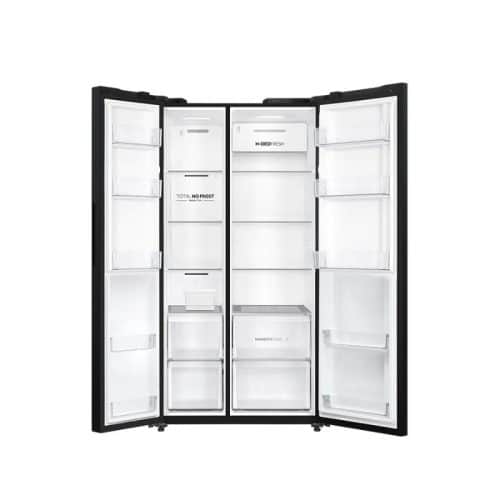 Cánh tủ lạnh 2 cánh Side by side Inverter 646 lít Aqua AQR-S682XA(BL)