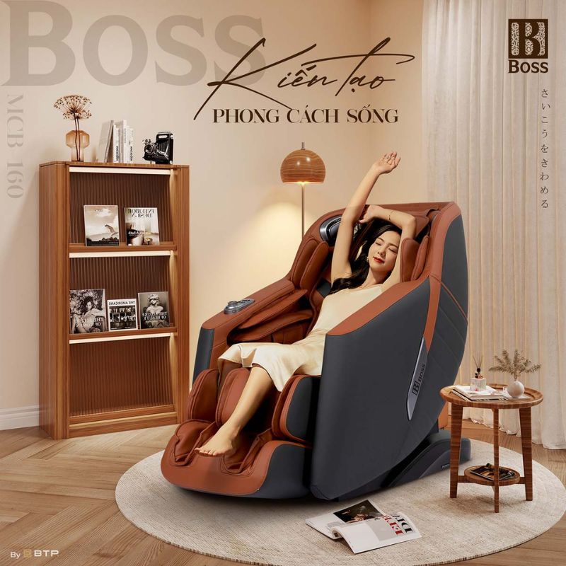 Ghế massage Boss MCB-160 5 Hình ảnh ghế massage Boss MCB-160