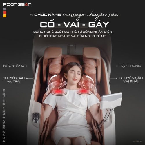 Hình ảnh ghế massage Poongsan MCP-906