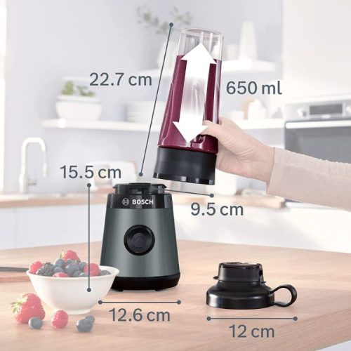 Kích thước máy xay sinh tố mini Bosch MMB2111S