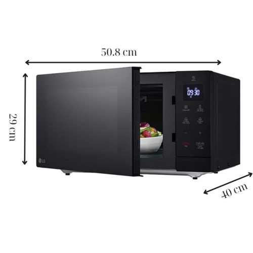 Kích thước lò vi sóng LG NeoChef™ 30l MS3032JAS.BBKPLVN