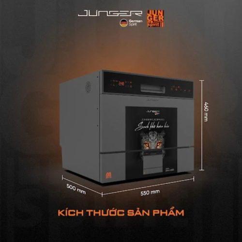 Kích thước máy rửa bát mini Junger Model DWJ-063