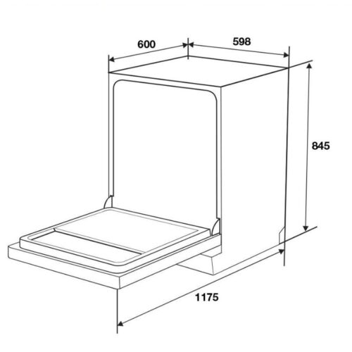 Máy rửa chén Hafele HDW-F6072B 535.29.700 - Ảnh 5