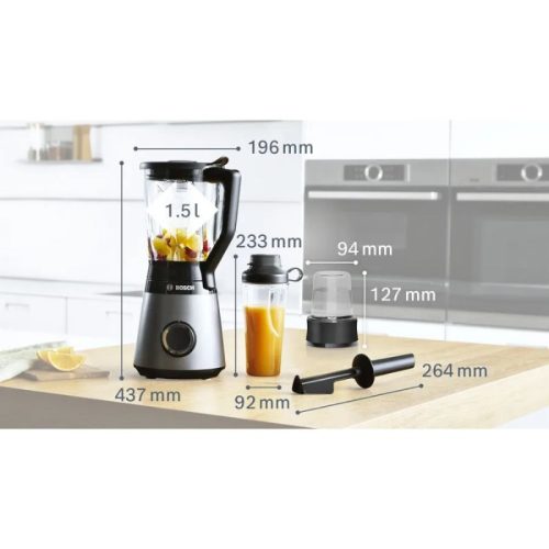 Kích thước máy xay sinh tố Bosch MMB6177S