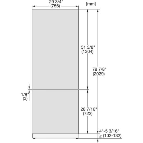 Kích thước tủ lạnh Miele KF 2912 Vi MasterCool