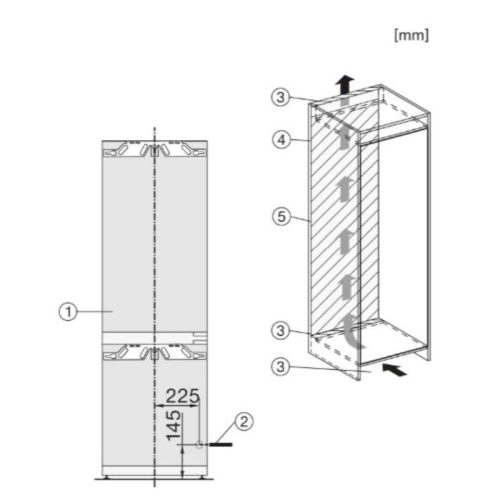 Kích thước tủ Lạnh Miele KFN 7734 F