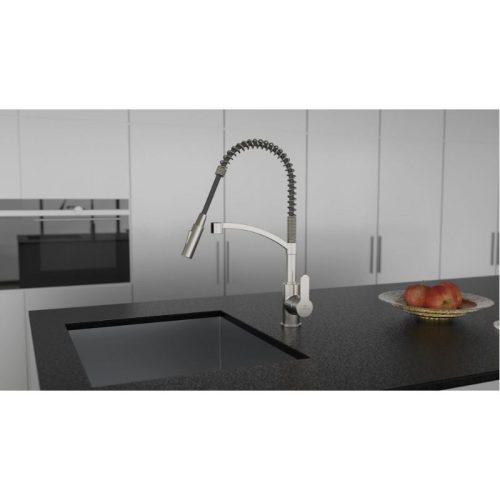 Ảnh vòi rửa bát Wasserwerk WK 3 stainless steel look, spiral spring 700555