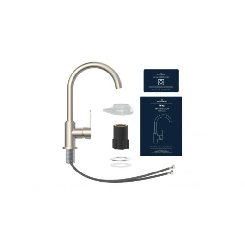 Chi tiết vòi rửa bát Wasserwerk WK 5 Stainless steel look 700505