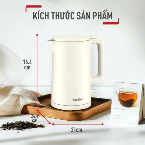 Kích thước Bình Đun Siêu Tốc Tefal KO1408E0 1.5 Lít
