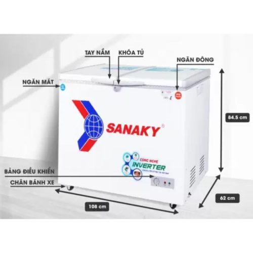 Kích Thước Tủ Đông SANAKY VH2899W3