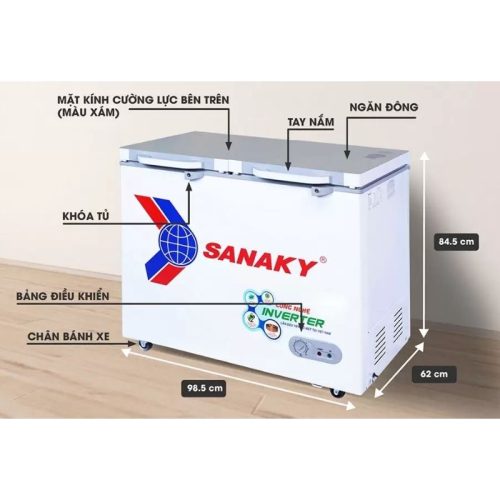Kích Thước Tủ Đông SANAKY VH2599A4K