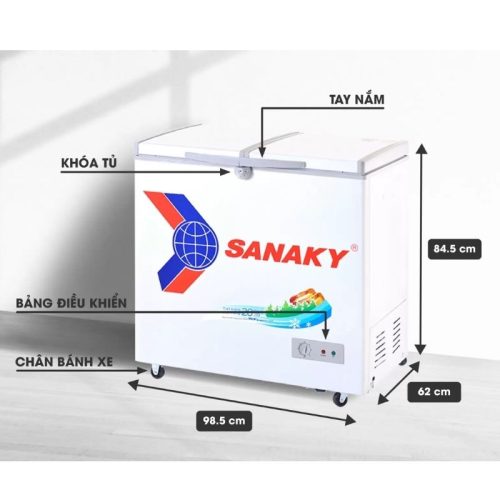 Kích Thước Tủ Đông SANAKY VH2599A1