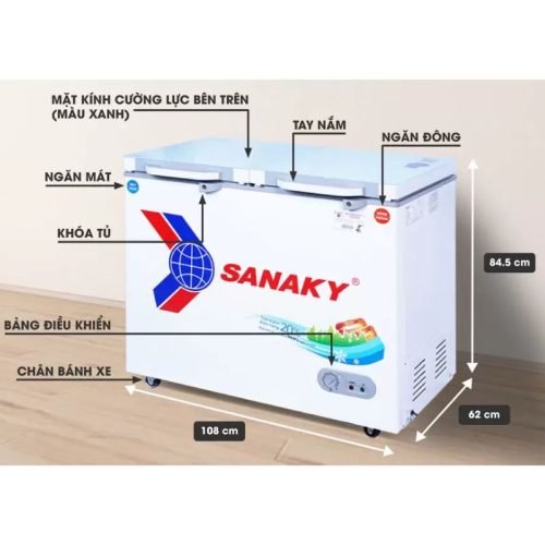 Kích Thước Tủ Đông SANAKY VH2899W2KD
