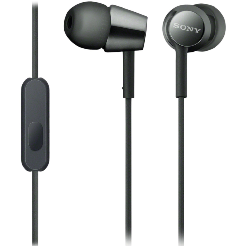 Tai nghe Sony nhét tai có mic MDREX155APBQE