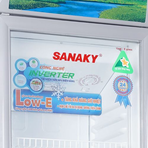 Hình Tủ mát Sanaky Inverter 1 cánh 170 lít VH218K3L