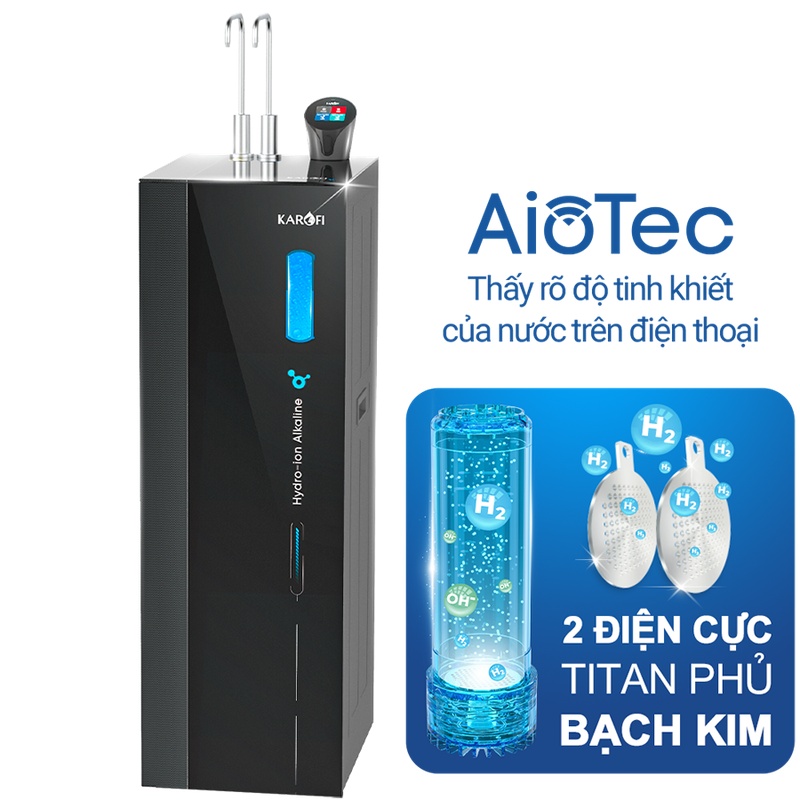Máy lọc nước nóng lạnh Hydro-ion kiềm Karofi KAE-S86 7 Tính năng Máy lọc nước nóng lạnh Hydro-ion kiềm Karofi KAE-S86