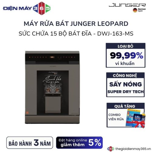 Máy rửa bát Junger LEOPARD-DWJ-163-MS