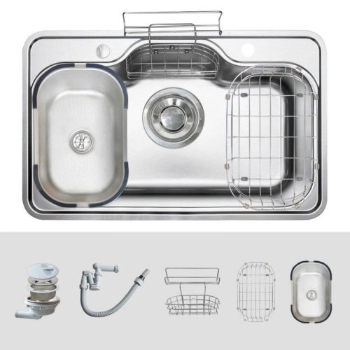 Phụ kiện chậu rửa bát Kluger KT8050SL Plus