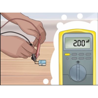 Tụ quạt trần 7 Sử dụng đồng hồ đo điện để kiểm tra tụ điện
