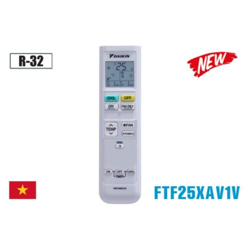 Điều khiển Điều hòa Daikin 9000 BTU FTF25XAV1V/RF25XAV1V
