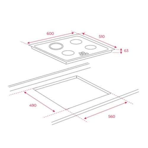 Bếp điện vitroceramic Teka TZ 6415 40239040 - Ảnh 2