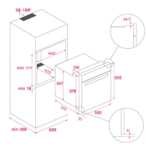 Lò nướng đối lưu Teka HCB 6165 SS 111020098 - Ảnh 2