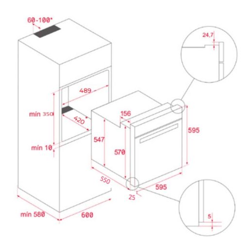 Lò nướng đối lưu Teka HCB 6370 SS 111020100 - Ảnh 2