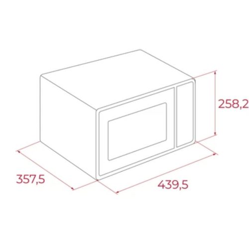 Lò vi sóng Teka MW FS20 WH 112280006 - Ảnh 4