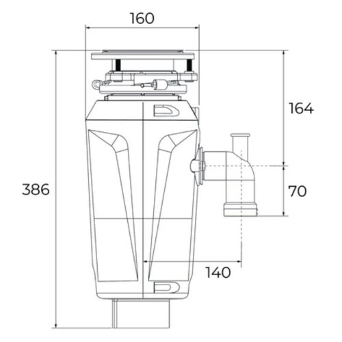 Máy huỷ thực phẩm thừa Teka TRS 720 - Ảnh 4